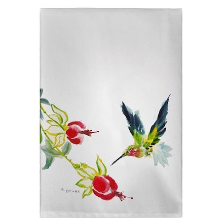 Betsy Drake Betsy Drake GT330 Hummingbird Guest Towel - 20 x 20 in. GT330
